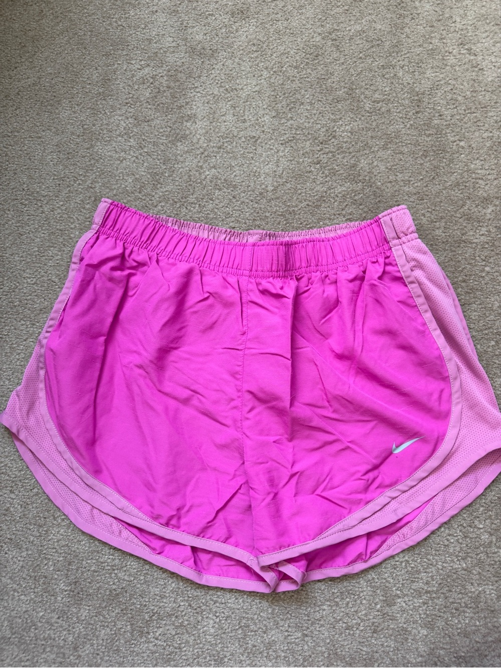 Nike Women’s Bright Pink Athletic Running Shorts